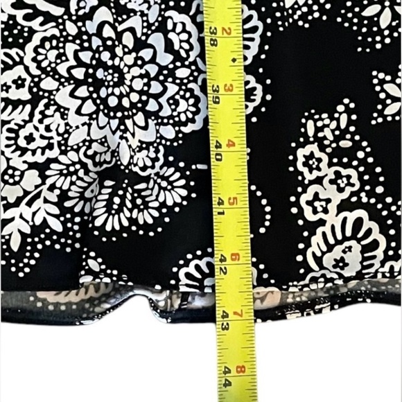 White House Black Market Dress Size 6 Floral Knee Length Halter Sleeveless Lined - Picture 10 of 13